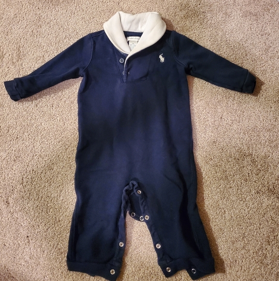 Ralph Lauren Navy blue Baby Onesie - Picture 2 of 4